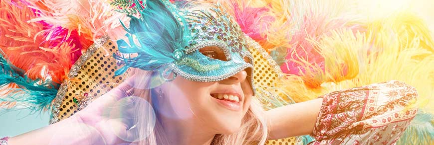 Costumi di Carnevale e accessori per feste in maschera