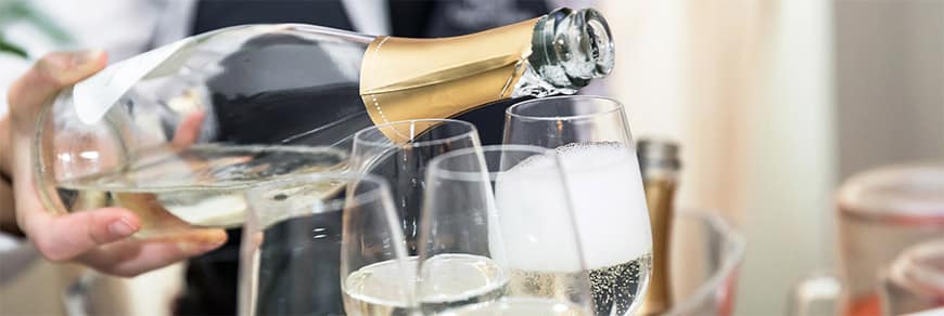 Luxury wine event